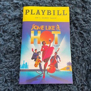 Some Like It Hot Playbill May 2023 Shubert Theatre Original Cast OBC Borle Ghee